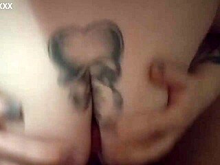 Specific Chubby wife drinks milk sucks cock swallows cum facial pov