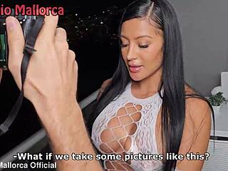 In a homemade video, sexy Colombian brunette Mariana Martix takes Antonio Mallorca's big cock for rough fucking and creampie.