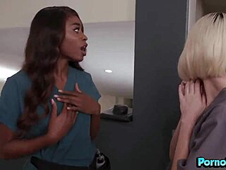 Alina Ali Jessie Saint Nicole Kitt in Oiled Lesbian 3some Massage