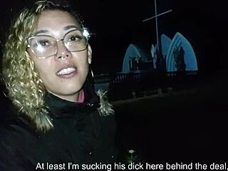 Wild Couple Unleashes Peeing and Intense Doggystyle Sex in Public Spot Behind Church