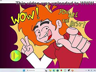 On the couch for some funny comic flashing moments