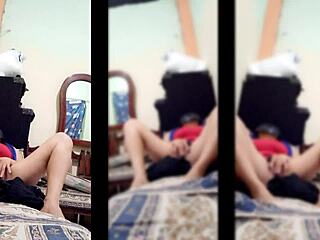 Exotic Latina Flashes Big Ass In Lingerie While Bent Over Recording Homemade Doggystyle Video