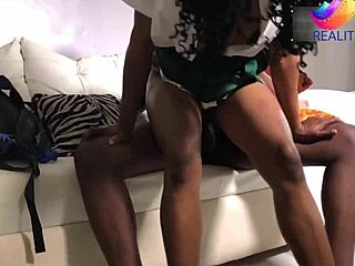 Whoa, this college girl fucks her lecturer doggystyle with ripped clothes for that top grade