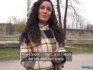 Big Ass Big Tits Latina Rides Big Cock In Lingerie During Outdoor Public POV Encounter