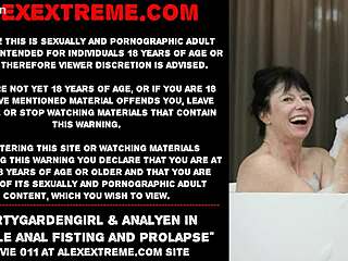Watch Out! Dirtygardengirl and Analyen Dive into Extreme Double Anal Fisting with Wild Prolapse Action!
