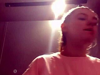 Extreme masturbation hits peak in public locker room.