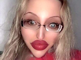 hey, check out this fun chat about huge lipstick vibes with glasses in russian style 😎💄