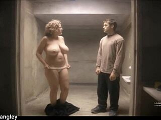 Woman pays debt naked