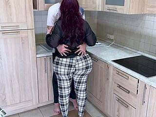 Big And Gentle Mature Woman Took Care Of A Young Guy When He Asked Her For Help