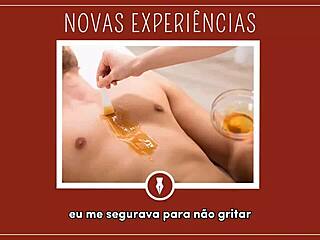 Wild Naughty Fun During Waxing Session!