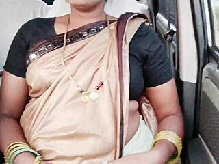 indian call girl engages in car encounter with dirty talk