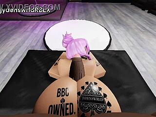 Two fangirls get owned and blacked by big black cock in interracial action