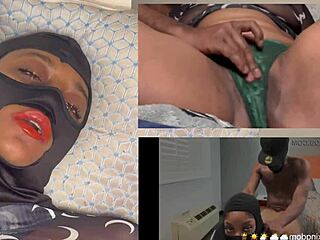 Ebony Babe Experiences Intense Squirting Reaction With Eye Rolling Orgasm In Close Up Action