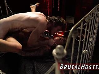 ebony 18+ tourist faces trouble with bound blonde in exciting adventure