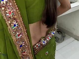 Indian Mature Woman Enjoys Deep Oral and Doggystyle Action in Kitchen with Clear Audio