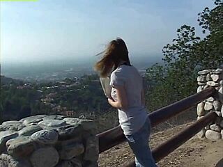 Young college coeds explore their lesbian desires outdoors with toys and licking, just as nature intended for horny teens.