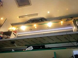 wow, check out this sexy milf's long legs and huge pussy lips upskirt at work!