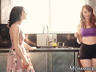 i love how redhead kendra james fingers rosalyn sphinx in this intense lesbian session with licking and masturbation