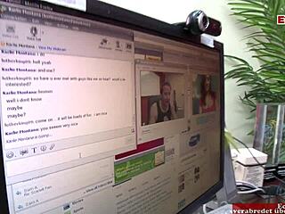 British Camgirl with Natural Tits Lets User with Big Dick Fuck Her Pussy Hard