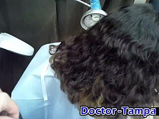 Dr Tampa Conducts Aria Nicoles Yearly Physical With Petite Tanned Nurse Spreading Shaved Pussy In Hospital