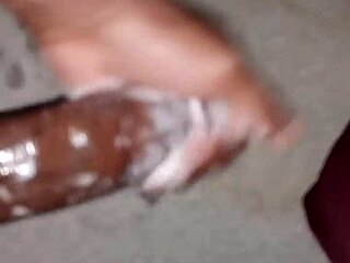 hey, check out superdarius guy's quick jerk off session before bed – so sloppy with cum 😏💦