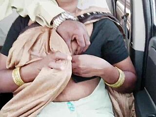 indian call girl engages in car encounter with dirty talk