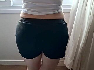 Mature Woman In Transparent Shirt Masturbating Solo