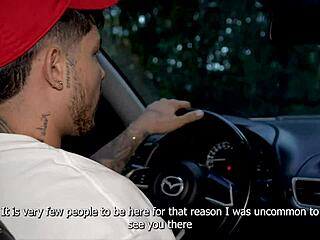 In an outdoor encounter a strange girl approaches danner mendez begging for raw fucking without a condom. Iris rodriguez joins the intense quickie leading to a creampie finish.