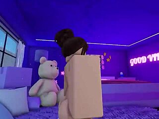 Roblox Stripper Kitty Shows Off Moves Getting Naked for Masturbation