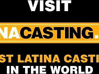 Petite Colombian 18yo Cutie Deepthroats Monster Cock In Casting