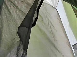 curvy wife risky outdoor morning camping sex pov creampie