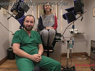 This Exam's Just Formality Right? Kalani Luana Spreads Wide!