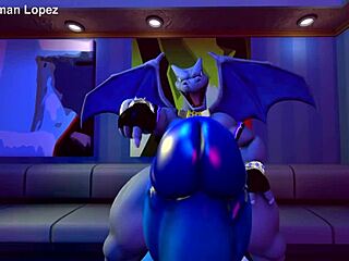 mighty silverzard shemale anal big cock huge tits assfucking