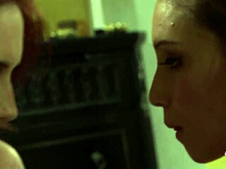 seductive brunette ties beauty for bed orgasms