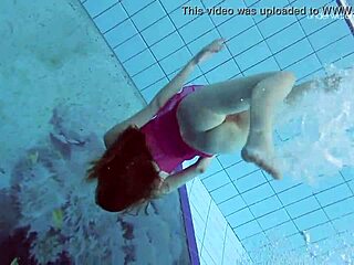 Anna Netrebko Feels The Thrill Of Softcore Swimming In Bikini As Petite Russian Babe Teases Underwater In Pool