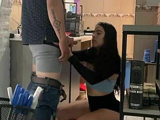 contractor bends me over pounding my latina ass deep and raw