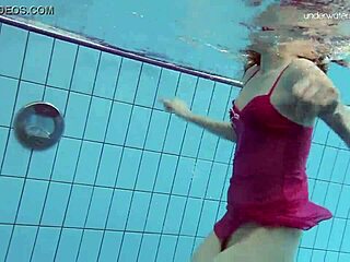 Anna Netrebko Feels The Thrill Of Softcore Swimming In Bikini As Petite Russian Babe Teases Underwater In Pool