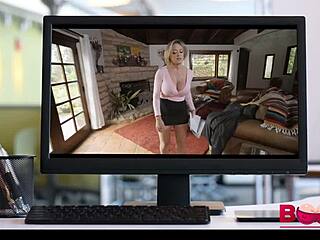 Stepson pounds my huge tits relentlessly