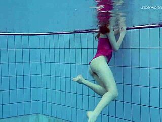 Anna Netrebko Feels The Thrill Of Softcore Swimming In Bikini As Petite Russian Babe Teases Underwater In Pool