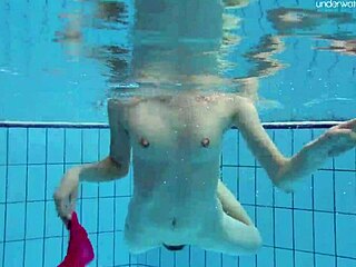 Anna Netrebko Feels The Thrill Of Softcore Swimming In Bikini As Petite Russian Babe Teases Underwater In Pool