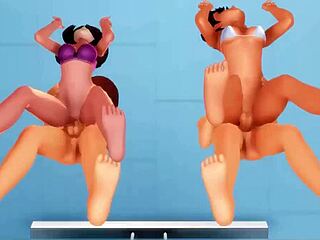 pokemon chicas teasing tits in classroom 😏🍑