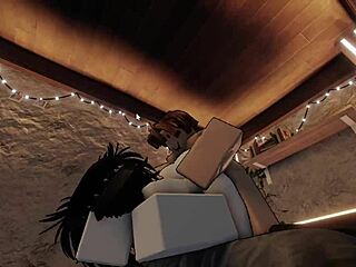 Roblox slut and friend creampie threesome pounding