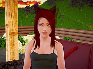 brunette teen with big ass plays erotic homemade game with amateurs