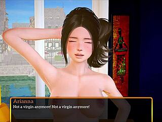 brunette teen with big ass plays erotic homemade game with amateurs