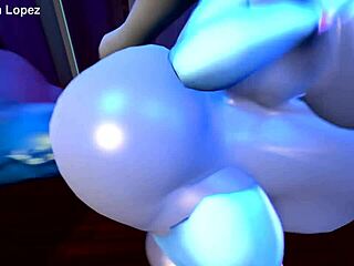 mighty silverzard shemale anal big cock huge tits assfucking