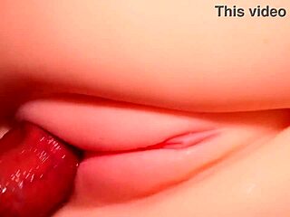 shove it deep in her tight shaved pink pussy now