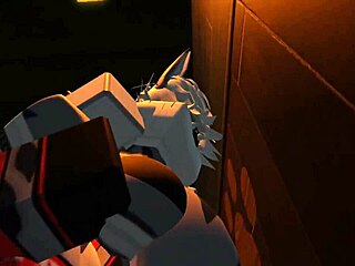 Hey, check out this shark girl totally pleasuring herself in a wild furry session!