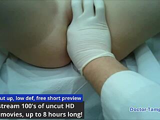 Dr Tampa Gives Stacy Shepard Her First Intense Gyno Exam Spreading