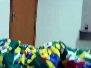 fitness latina pierced pussy creampied after athletic homemade bang