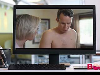 Stepson pounds my huge tits relentlessly